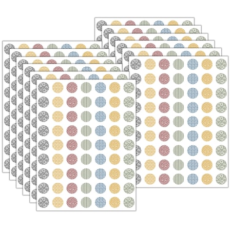 Teacher Created Resources Classroom Cottage Mini Stickers, 7 Designs, 4536PK 7188
